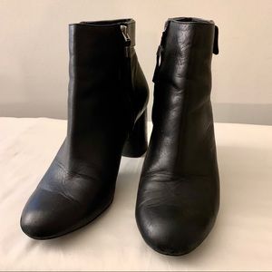 Zara black ankle boots